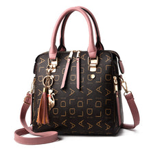 Load image into Gallery viewer, Vintage PU Leather Ladies HandBags Women Messenger Bags TotesTassel Designer Crossbody Shoulder Bag Boston Hand Bags Hot Sale
