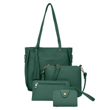 Load image into Gallery viewer, ISHOWTIENDA 4pcs Woman Bag Set Fashion Female Purse and Handbag Four-Piece Shoulder Bag Tote Messenger Purse Bag Drop Shipping