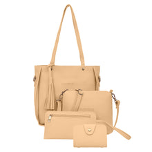 Load image into Gallery viewer, ISHOWTIENDA 4pcs Woman Bag Set Fashion Female Purse and Handbag Four-Piece Shoulder Bag Tote Messenger Purse Bag Drop Shipping