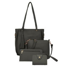 Load image into Gallery viewer, ISHOWTIENDA 4pcs Woman Bag Set Fashion Female Purse and Handbag Four-Piece Shoulder Bag Tote Messenger Purse Bag Drop Shipping