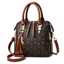 Load image into Gallery viewer, Vintage PU Leather Ladies HandBags Women Messenger Bags TotesTassel Designer Crossbody Shoulder Bag Boston Hand Bags Hot Sale