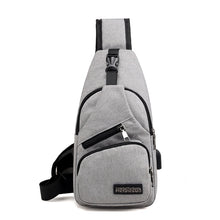 Load image into Gallery viewer, Male Shoulder Bags USB Charging Crossbody Bags Men Anti Theft Chest Bag School Summer Short Trip Messengers Bag 2019 New Arrival