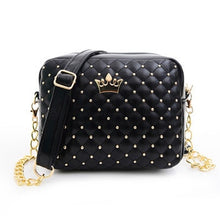 Load image into Gallery viewer, Mara&#39;s Dream Small Women Bag Fashion Handbag With Crown Mini Rivet Shoulder Bag Women Messenger Bag 2019 Hot Sale
