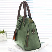 Load image into Gallery viewer, Vintage PU Leather Ladies HandBags Women Messenger Bags TotesTassel Designer Crossbody Shoulder Bag Boston Hand Bags Hot Sale