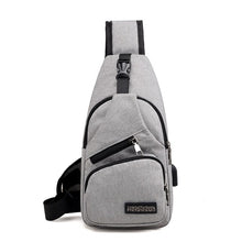 Load image into Gallery viewer, Male Shoulder Bags USB Charging Crossbody Bags Men Anti Theft Chest Bag School Summer Short Trip Messengers Bag 2019 New Arrival