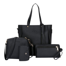 Load image into Gallery viewer, ISHOWTIENDA 4pcs Woman Bag Set Fashion Female Purse and Handbag Four-Piece Shoulder Bag Tote Messenger Purse Bag Drop Shipping
