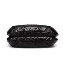 Load image into Gallery viewer, CmetNi Black Small Women Messenger Bag Soft Washed PU Leather Crossbody Bag Female Handbag Purses