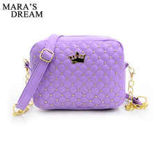 Load image into Gallery viewer, Mara&#39;s Dream Small Women Bag Fashion Handbag With Crown Mini Rivet Shoulder Bag Women Messenger Bag 2019 Hot Sale