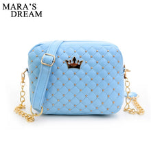 Load image into Gallery viewer, Mara&#39;s Dream Small Women Bag Fashion Handbag With Crown Mini Rivet Shoulder Bag Women Messenger Bag 2019 Hot Sale