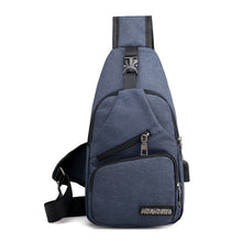 Load image into Gallery viewer, Male Shoulder Bags USB Charging Crossbody Bags Men Anti Theft Chest Bag School Summer Short Trip Messengers Bag 2019 New Arrival