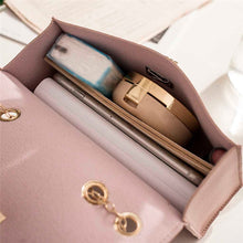 Load image into Gallery viewer, British Fashion Simple Small Square Bag Women&#39;s Designer Handbag 2019 High-quality PU Leather Chain Mobile Phone Shoulder bags